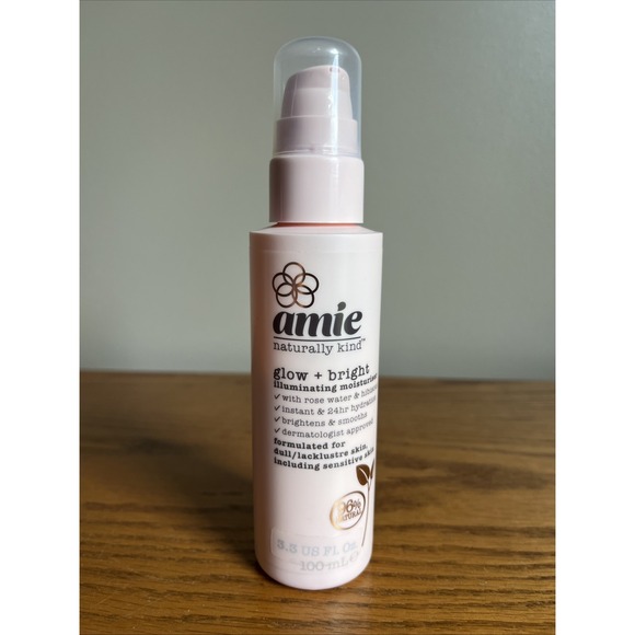 Amie‎ Glow & Bright Illuminating Face Moisturizer New Naturally Kind - Picture 1 of 5